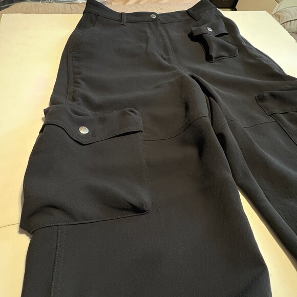 Black Cargo Pants - Picture 2 of 12